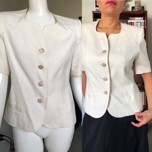 GUESS by Georges Marciano White Gorgeous blazer (S